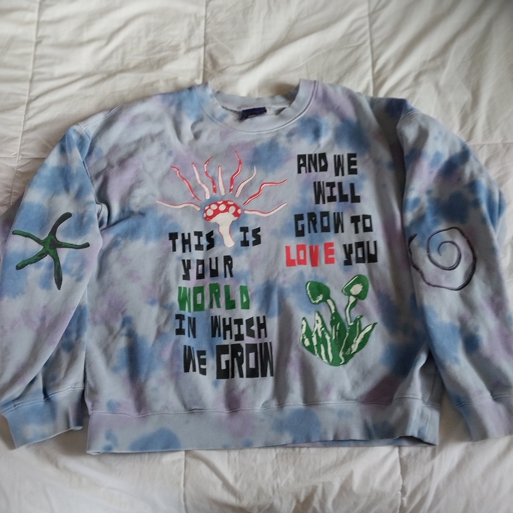 Coney Island Picnic Sweatshirt Tie Dye Size Medium